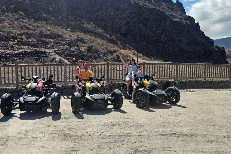 Grande Canarie : EXCURSION DE 2,5 HEURES EN RYKER À 3 ROUES - PRISE EN CHARGE ET RETOUR GRATUITSGrande Canarie : Excursion en RYKER 2,5 à 3 roues - Prise en charge gratuite