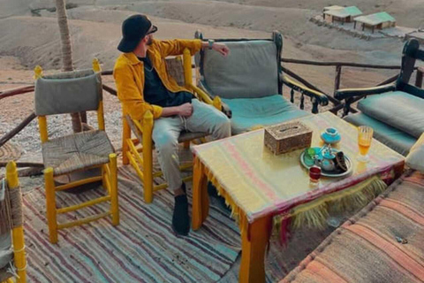 Marrakech: Agafay Desert Sunset, Camel Ride, and Dinner Show