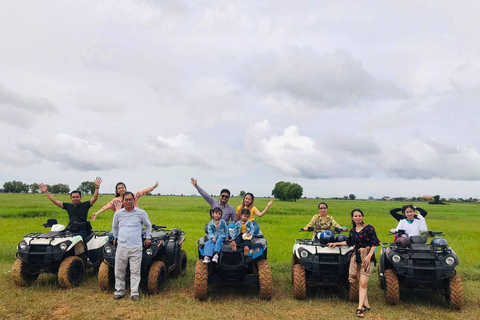Phnom Penh: Sunset Quad Bike Tour with Hotel Pickup