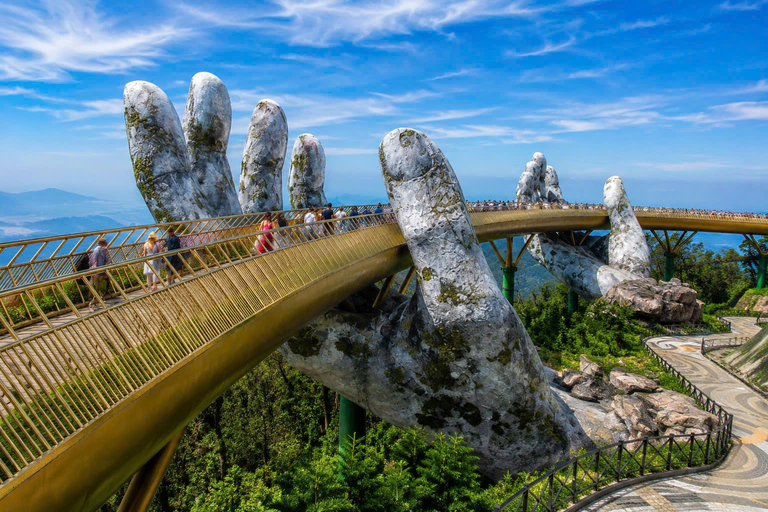 Hoi An: Golden Bridge & Marble Mountains Private Day Trip