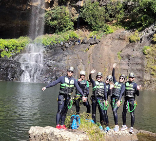 Canyoning in Mauritius Island