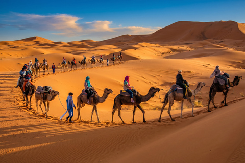 Marrakech: 3-Day Merzouga Sahara Desert Tour & Luxury Camp Option 3 — Premium Desert Experience