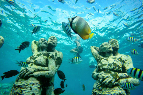 Snorkelen op de Gili eilanden dagvullende tourSnorkelen op Gili Trawangan, Gili Meno, Gili Air