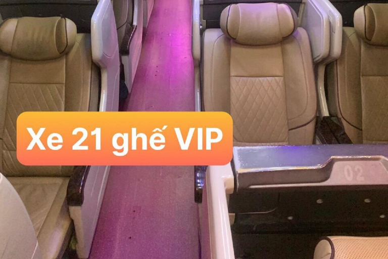 Mui Ne till Ho Chi Minh med VIP-sovbuss Säkert och vänligtLyxbuss med 34 bäddar