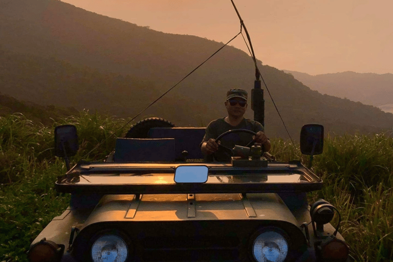 Hai Van Jeep Adventure with beachside lunch and waterfalls