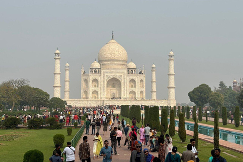 Desde Jaipur: Excursión del Taj Mahal y Agra a Delhi en el mismo día