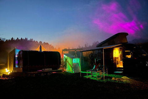 Mobile & Exclusive Snowsports Adventure with Sauna & Camper