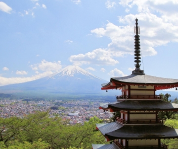 Tokyo : Visite en bus d'une journée du Mont Fuji et du lac Kawaguchi