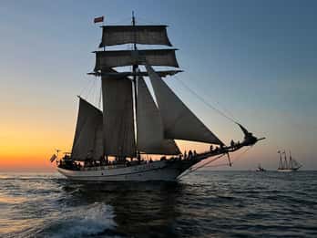 Hanse Sail Rostock: Kreuzfahrt auf historischem Großsegler