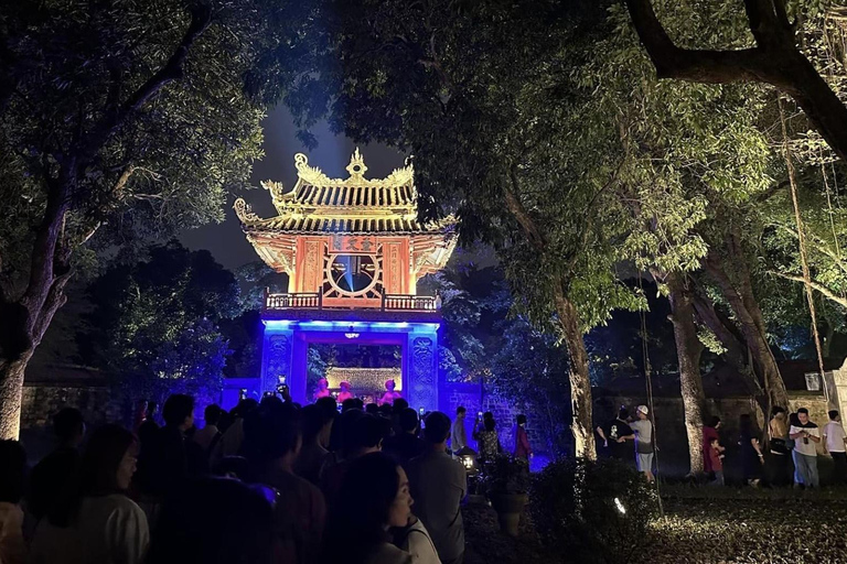 Hanoi: Street Food Tour & Temple Night Experience Street Food Tour & Temple Night Experience Extend Show