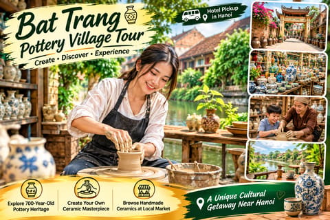 Hanoi: Bat Trang Pottery Village with Workshop Experience - Image 2
