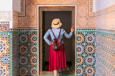 Marrakech Mosque, Ben Youssef, Secret Garden & Medina Tour Heritage Walk - Shared