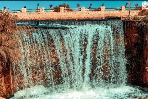 From Cairo: 4x4 Desert Safari, Waterfalls & Magic Lake Shared Tour: Wadi El Rayan, Magic Lake & Lake Qarun, Jeep