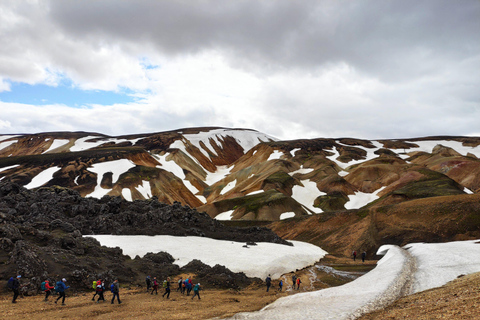 Reykjavík/Hella : Excursion d&#039;une journée sur les hauts plateaux de Landmannalaugar