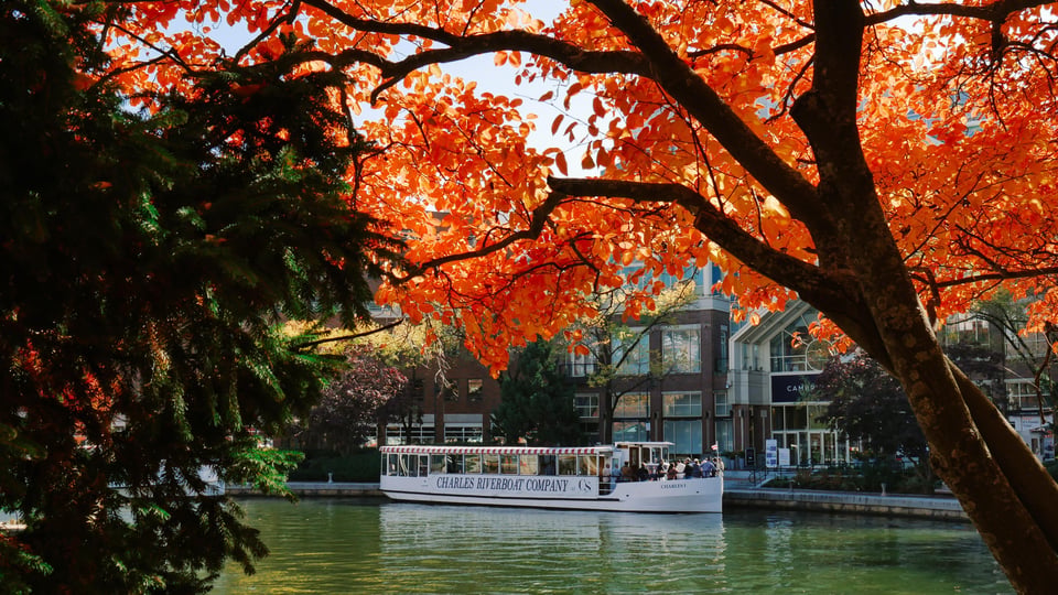 Boston: crociera panoramica sul fogliame autunnale del fiume Charles