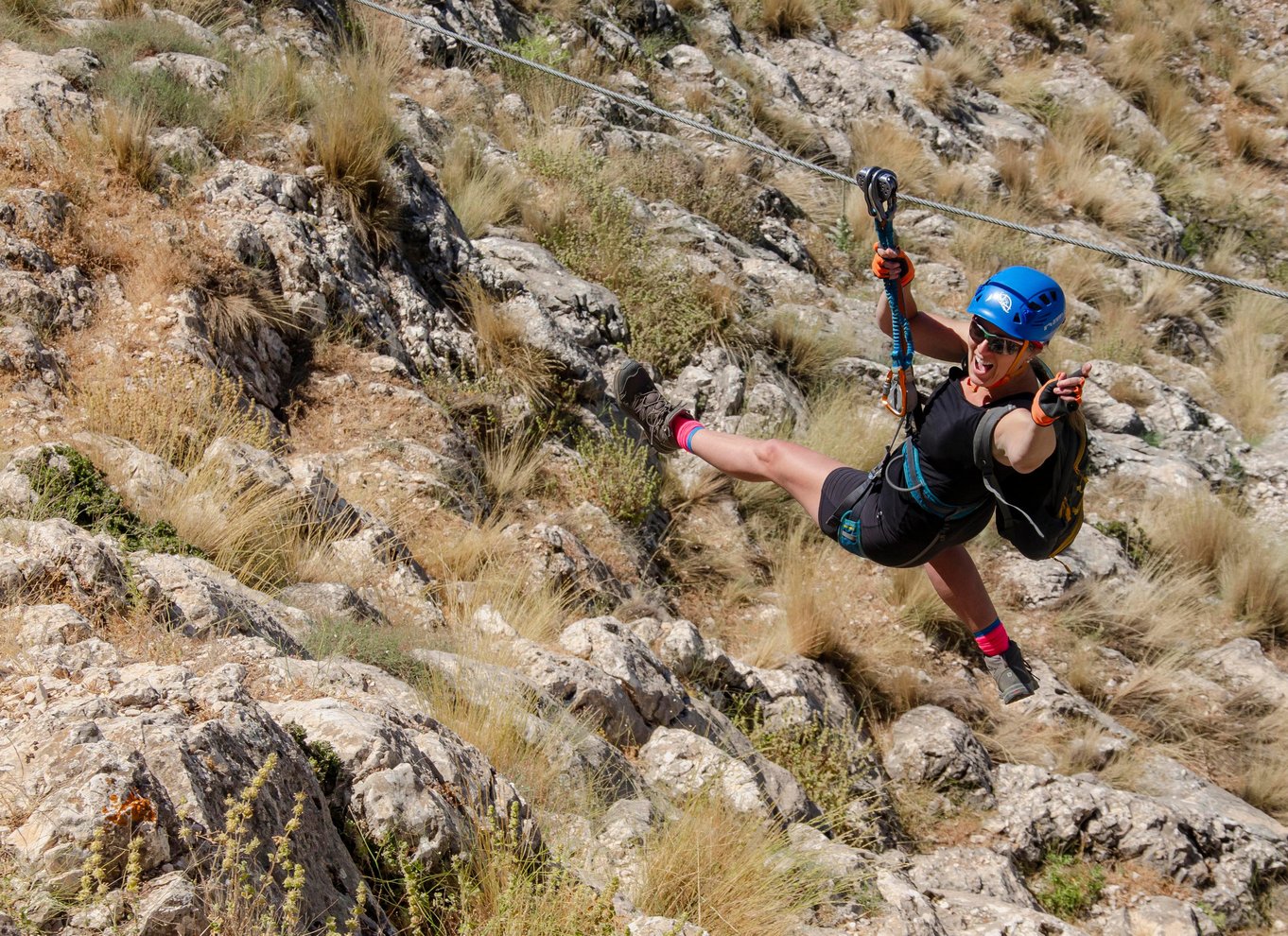 Fra Granada: Bestig Zafarrayas 'Via Ferrata John Hogbin'