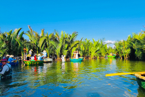 Hoi An : Paseos en barco con cesta de coco y traslados de ida y vueltaRecogida en Hoi An