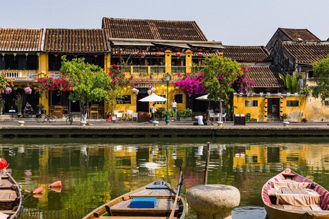 Ville ancienne de Hoi An : tour en bateau, visite des lanternes et de la cuisine de rueDe Hoi An/DaNang avec la cuisine de rue