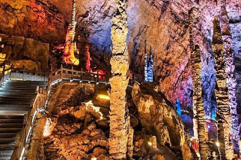 Yellow Dragon Cave Day Tour – Underground Karst Adventure