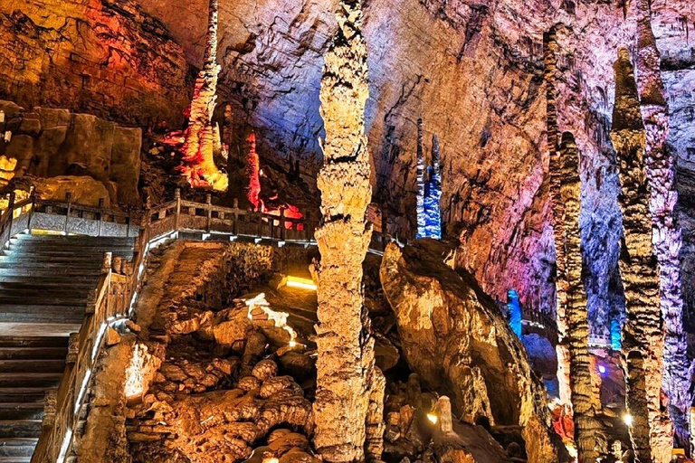 Yellow Dragon Cave Day Tour – Underground Karst Adventure