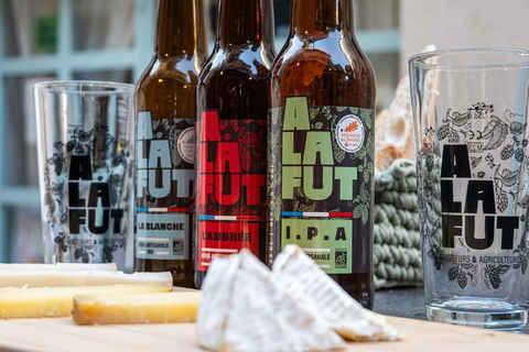Lou Bar: Tasting of 3 local beers & 3 French cheeses