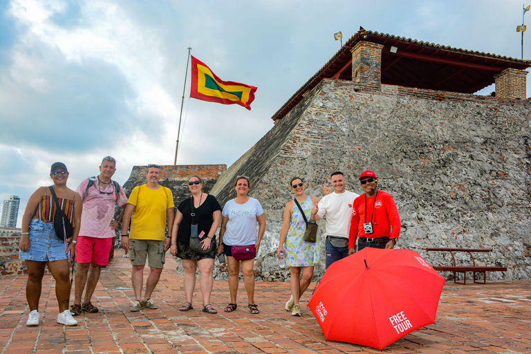 Gratis rundvandring till San Felipe de Barajas slott Cartagena