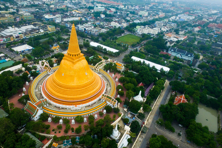 Bangkok: Ciudad y provincias circundantes Excursión privada de un díaVisita privada con guía de habla hispana