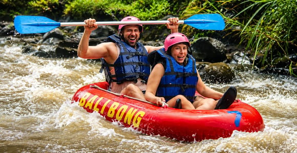 Ubud Jungle River Tubing & Waterfall Tour