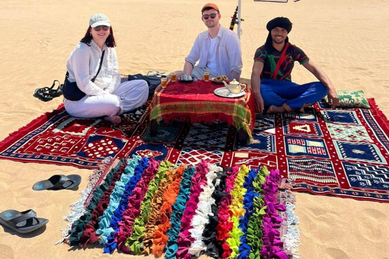 Agadir: Sunset Sandboarding Adventure, Canyon Tour & Dinner