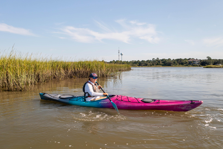 Charleston Excursión en kayak por el río FollyKayak individual sentado