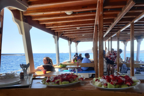 Lindos : Croisière sur la côte sud-est de Rhodes avec arrêts baignade