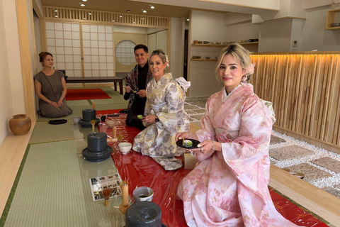 Wagashi-Making Class and Tea Ceremony in Kyoto
