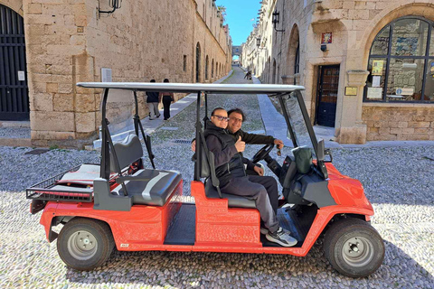 Rodi: Tour guidato della Città Vecchia con veicolo ecologico