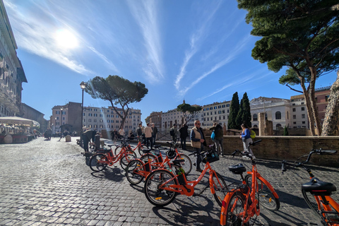 Roma: tour guiado en bici o bici eléctrica con guía localOpción de bicicleta
