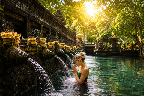Waterfalls, Tirta Mpul Purification, Rice Teracces & Swing Private Tour Without Entry Ticket