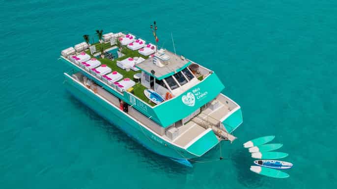 Ibiza: Formentera Full-Day Boat Tour with Lunch & Snorkeling