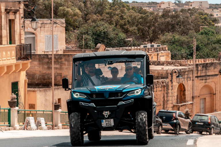 Z Malty: Gozo 4x4 Buggy Tour z lunchem i transferamiZ niemieckojęzycznym pilotem wycieczki