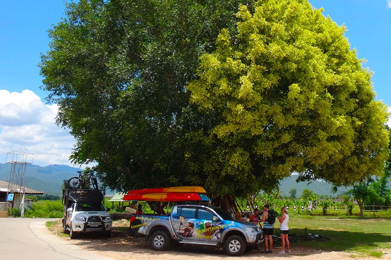 Chiang Mai: 25 km di tempo libero in mountain bike e kayak nella giunglaDa Chiang Mai: tour in bici e kayak