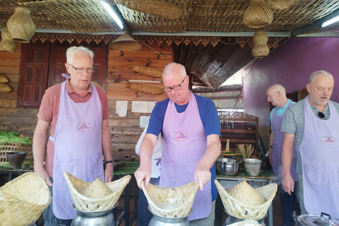 Vientiane: Clase de Cocina Lao con Visita al Mercado