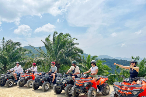 Desde Phuket: Rutas panorámicas en quad con vistas a Karon y Patong1,5 horas en coche