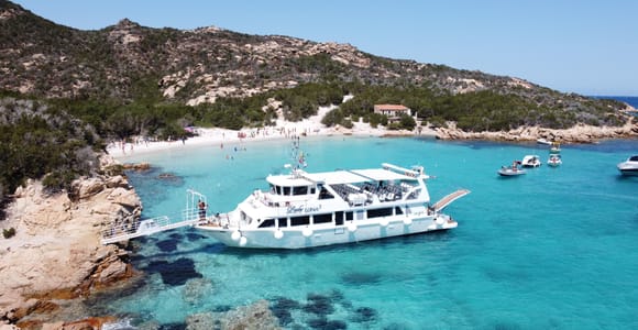 From Palau: La Maddalena Boat Tour, 4 islands in one day