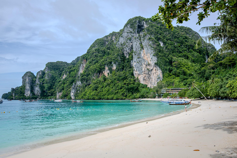 Phi Phi: wycieczka na snorkeling w zatoce Maya z Shrakiem łodzią motorową