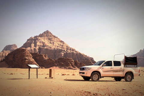 3-Day:Amman City Tour, Petra, Wadi Rum, Pink Lake & Dead Sea Amman: 3-Day Private Tour Accommodation and Transport