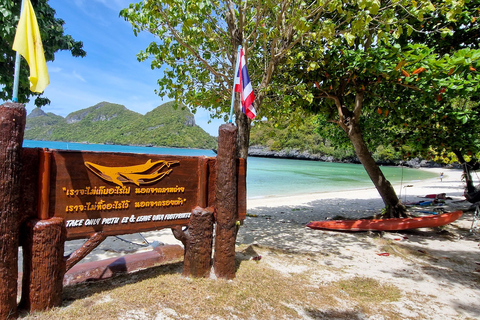 Koh Pha Ngan: Day Tour Ang Thong with Kayak, Snorkel & Lunch Option 1: Hotel Pick up in Koh Pha Ngan