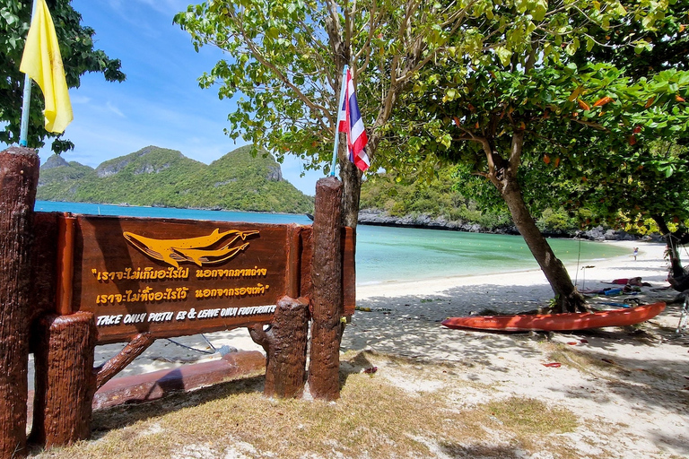 Koh Pha Ngan: Day Tour Ang Thong with Kayak, Snorkel & Lunch Option 1: Hotel Pick up in Koh Pha Ngan