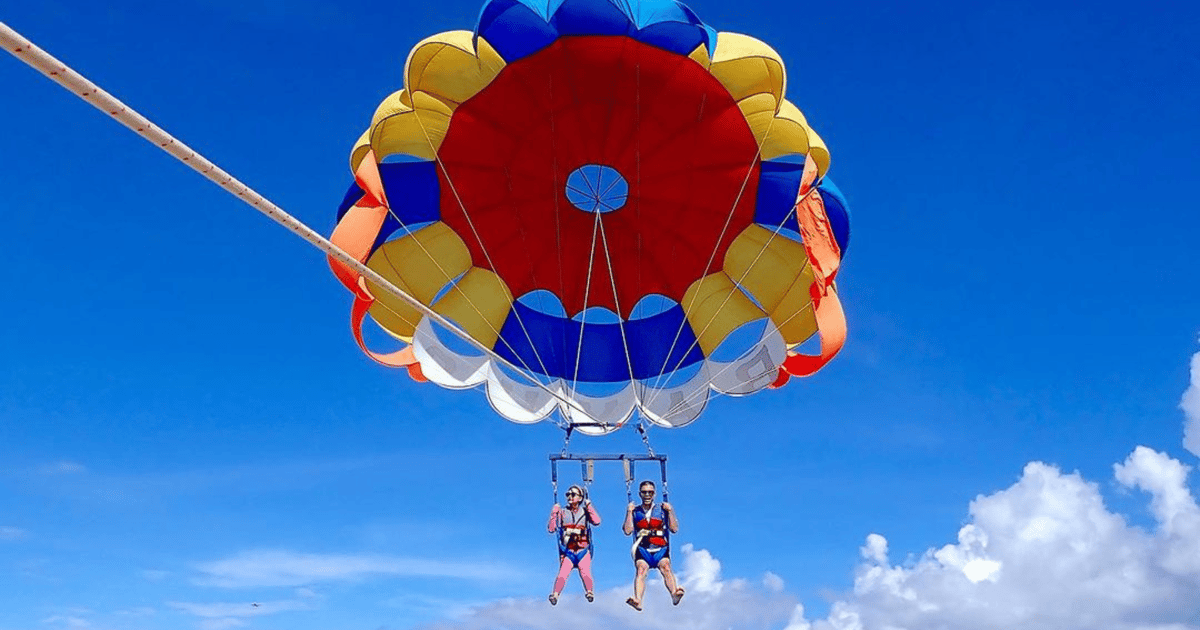 Bali: Parasailing Adventure Experience At Nusa Dua Beach | GetYourGuide