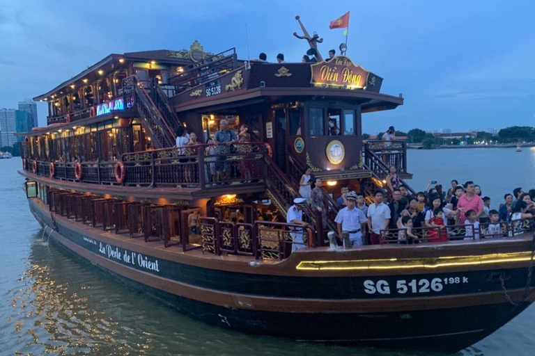 Saigon River Dinner on Cruise with Buffet and live music Saigon River Dinner Cruise with Buffet and live music