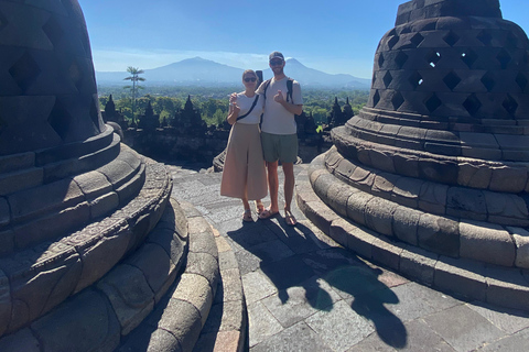 Yogyakarta Airport: Borobudur Climb & Prambanan Guided Tour