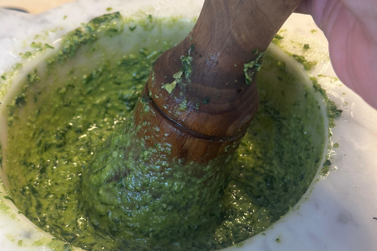 Genoa: Focaccia and Pesto Cooking Class in 18th-Century Home
