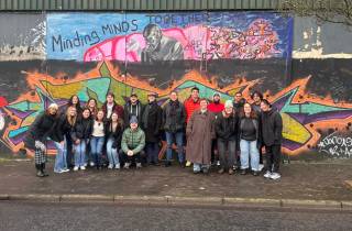 Belfast: Friedensmauer und politische Geschichte Black Taxi Cab Tour